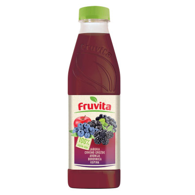 Fruvita premium apple red grape blueberry & blackberry 750ml