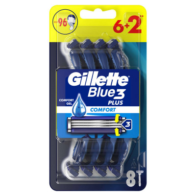 Gillette 3 regular 6+2 pcs
