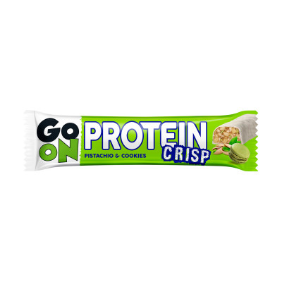 Go On protein crispy bar 20% pistachios 45g. Sante