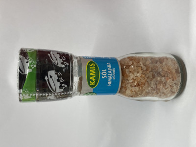 Himalayan pink coarse salt non-iodized 100% natural grinder 85g Kamis