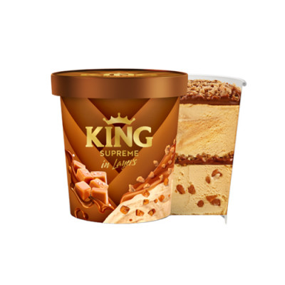 King glass caramel 305 g Frikom