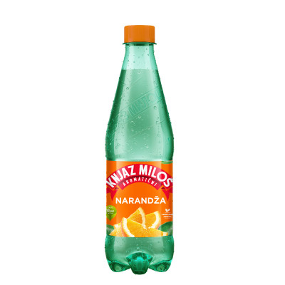 Knjaz Miloš sparkling orange water 0.5l