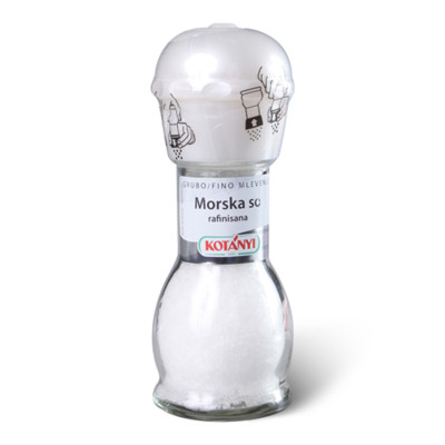 Kotanyi sea salt 92g mill