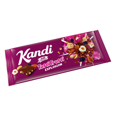 Milk chocolate  tutti frutti 210 g Kandi