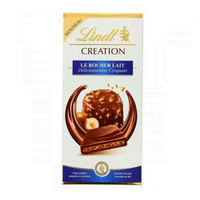 Milk chocolate with hazelnut rocher creation 150g Lindt