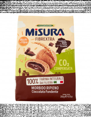 Misura Fibrextra with dark chocolate filling 260g
