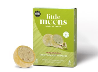 Mochi Japanese honey and pistachio ice cream 192g Azija PZH