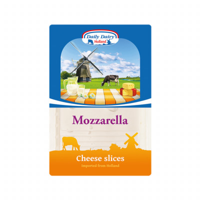 Mozzarella 45%mm slice 140g Daily Dairy