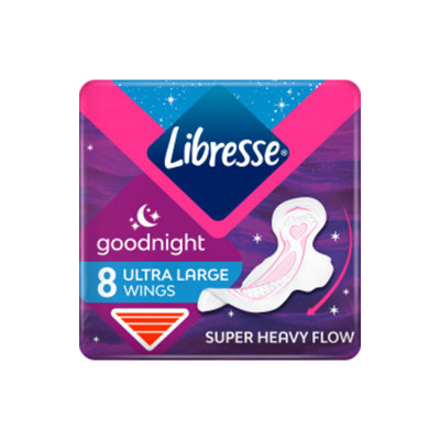 Night sanitary towels 8 pieces Libresse