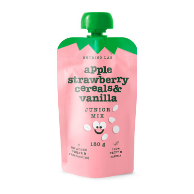 Nutrino lab junior mix apple strawberry cereal vanilla 180g