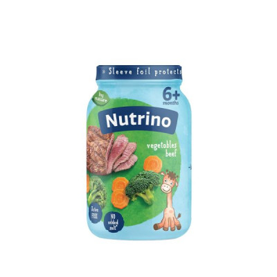 Nutrino porridge vegetables with beef 190g