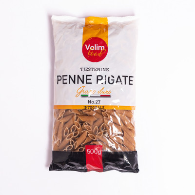Penne rigate integrale 27 500g Volim