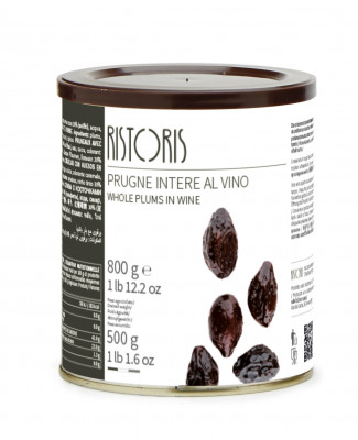 Plums in wine Premium Gastro 800g Ristoris