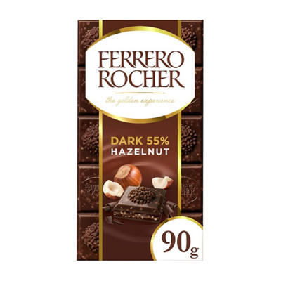 Rocher dark chocolate with hazelnuts 90g Ferrero
