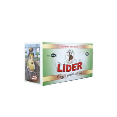 Semi-hard goat's cheese 250gr Lider