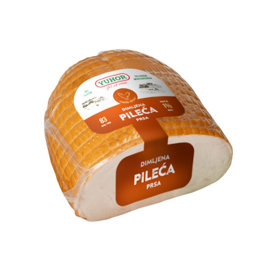 Smoked chicken breast in mesh 1kg Yuhor