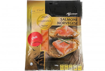 Smoked salmon with chili 100g ? Finissima