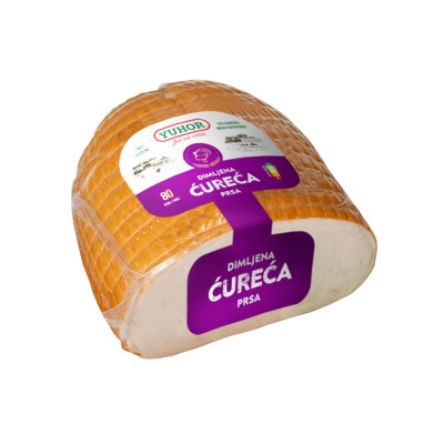 Smoked turkey breast in mesh 1kg Yuhor