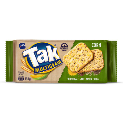 Tak salty cracker multigrain corn 135g Jaffa