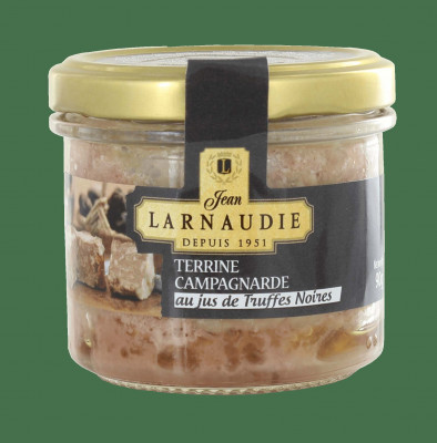 Terrine of duck pâté with truffles 90g Larnaudie