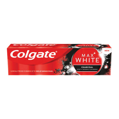 Toothpaste max white charcoal 75ml Colgate