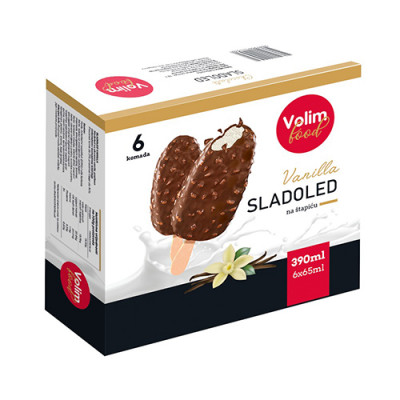 Vanilla ice cream 6x65ml Volim