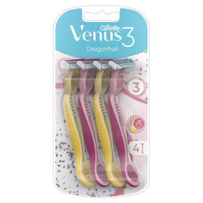 Venus 3 disposable razor dragonfruit 4 pcs