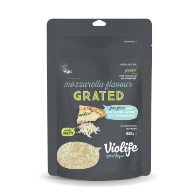 Violife taste mozzarella grated 200 g