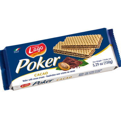 Wafer with cocoa filling 150 g Lago