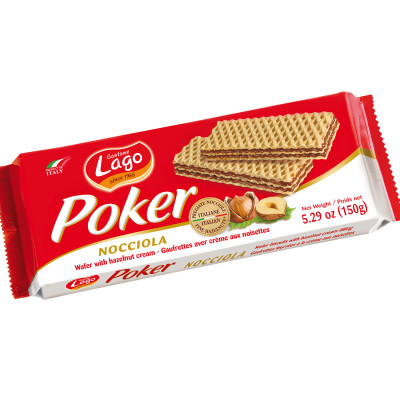 Wafer with hazelnut filling 150 g Lago